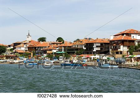 Stock Photo - Bulgaria, Nesebar, little port. Fotosearch