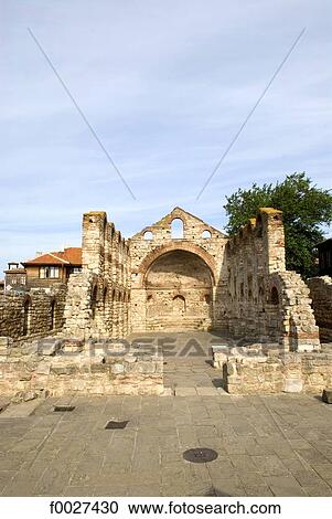 Bulgaria, Nesebar, ruins of the Ancient City Church View Large Photo Image Stock Image - Bulgaria, Nesebar, ruins of the Ancient City Church. Fotosearch