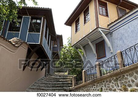 Bulgaria, Plovdiv, old city View Large Photo Image Picture - Bulgaria, Plovdiv, old city. Fotosearch