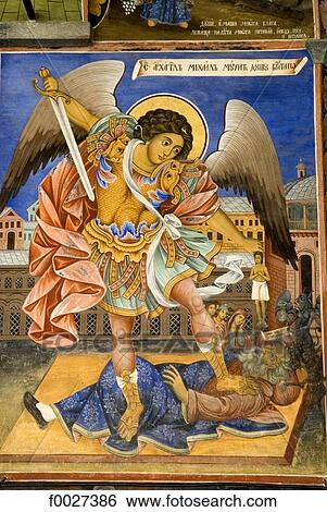 Bulgaria, Rila, monastery, fresco View Large Photo Image Stock Photograph - Bulgaria, Rila, monastery, fresco. Fotosearch