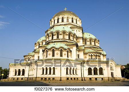 Stock Photograph - Bulgaria, Sofia, Alexander Nevsky Cathedral. Fotosearch