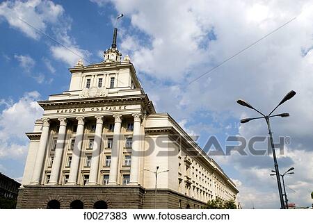 Stock Image - Bulgaria, Sofia, the national Assembly. Fotosearch