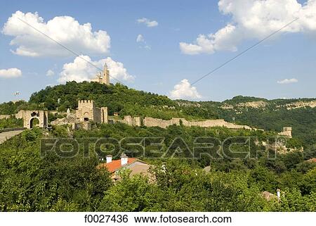 Bulgaria, Veliko Tarnovo, Tsarevets Hill, citadel View Large Photo Image Stock Photograph - Bulgaria, Veliko Tarnovo, Tsarevets Hill, citadel. Fotosearch