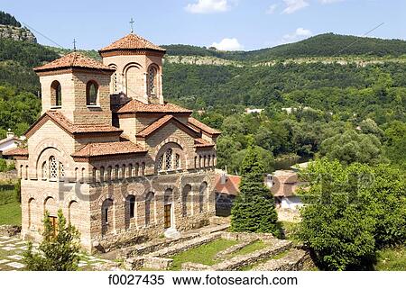 Stock Photography - Bulgaria, Veliko Tarnovo, Tsarevets Hill, Saint Demetrius Church. Fotosearch