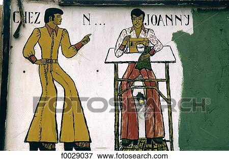 Burkina Faso, Ouagadougou, tailor shop, ad painted on a wall View Large Photo Image Stock Photo - Burkina Faso, Ouagadougou, tailor shop, ad painted on a wall. Fotosearch