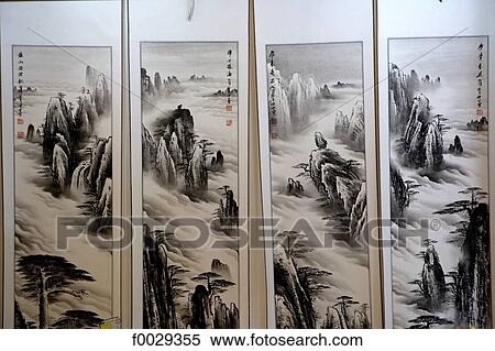 China, Anhui, hangings with Huangshan mountains View Large Photo Image Stock Photography - China, Anhui, hangings with Huangshan mountains. Fotosearch