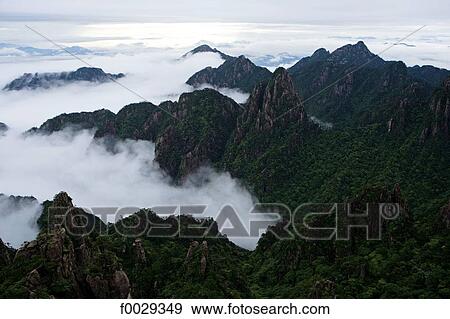 China, Anhui, Huangshan mountains View Large Photo Image Stock Photo - China, Anhui, Huangshan mountains. Fotosearch