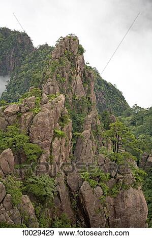 China, Anhui, Huangshan mountains View Large Photo Image Stock Photo - China, Anhui, Huangshan mountains. Fotosearch