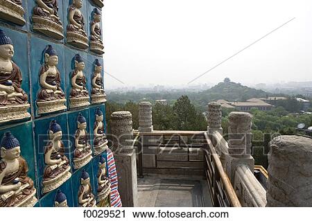 China, Beijing, Beihai Park, Jade island, at the top of the white pagoda, panorama View Large Photo Image Stock Image - China, Beijing, Beihai Park, Jade island, at the top of the white pagoda, panorama. Fotosearch