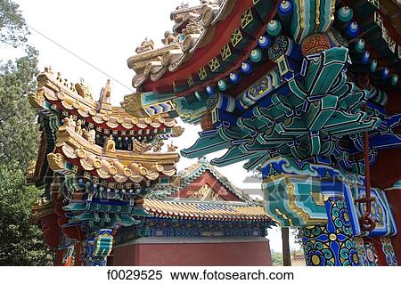 China, Beijing, Beihai Park, Jade island, white pagoda, entrance of the temple View Large Photo Image Stock Photography - China, Beijing, Beihai Park, Jade island, white pagoda, entrance of the temple. Fotosearch