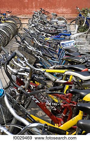 China, Beijing, bike shed View Large Photo Image Stock Photo - China, Beijing, bike shed. Fotosearch