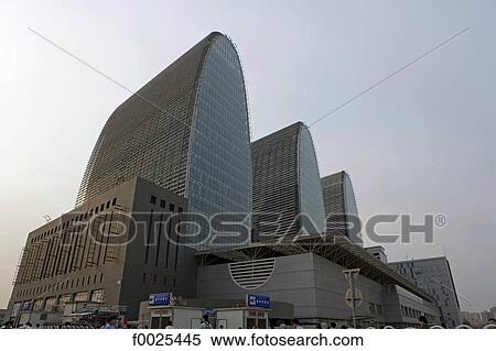 China, Beijing, business centre of Xizhimen, modern buildings View Large Photo Image Stock Photography - China, Beijing, business centre of Xizhimen, modern buildings. Fotosearch