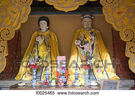 China, Beijing, Dong Yue Miao temple, figurines of the imperial couple View Large Photo Image Stock Photography - China, Beijing, Dong Yue Miao temple, figurines of the imperial couple. Fotosearch