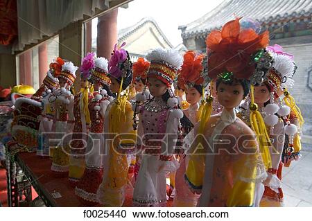 China, Beijing, Summer Palace, dolls wearing traditional costume View Large Photo Image Stock Image - China, Beijing, Summer Palace, dolls wearing traditional costume. Fotosearch