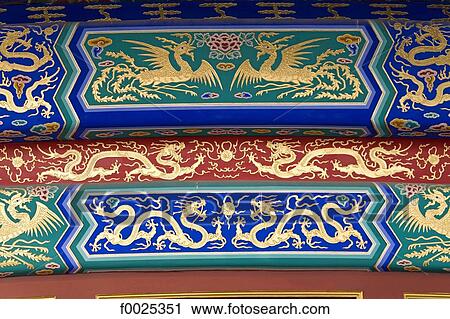 China, Beijing, Temple of Heaven, Hall of prayer for good harvests, decorations View Large Photo Image Stock Image - China, Beijing, Temple of Heaven, Hall of prayer for good harvests, decorations. Fotosearch