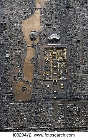 Stock Image - China, Beijing, urbanism museum, city model. Fotosearch