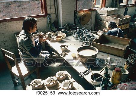 China, Foshan, bone china factory View Large Photo Image Stock Photo - China, Foshan, bone china factory. Fotosearch