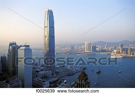 China, Hong Kong, Central District, Two IFC tower View Large Photo Image Stock Photo - China, Hong Kong, Central District, Two IFC tower. Fotosearch