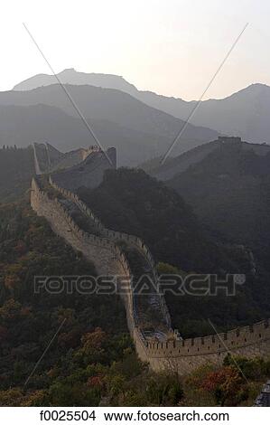 Picture - China, near Beijing, Shuiguan, the Great Wall. Fotosearch
