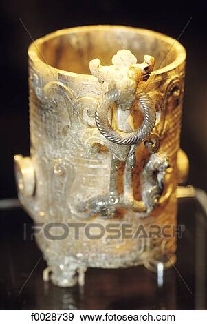 China, Shanghai, Chinese art museum, jade vase View Large Photo Image Stock Photo - China, Shanghai, Chinese art museum, jade vase. Fotosearch