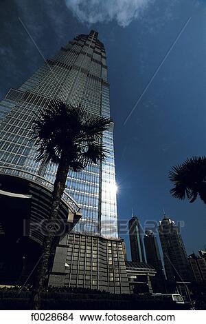 China, Shanghai, new town of Pudong, Jin Mao Tower View Large Photo Image Picture - China, Shanghai, new town of Pudong, Jin Mao Tower. Fotosearch