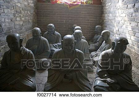 China, Shanxi province, Mount Wutai, Taihuai, Tayuan temple, statues View Large Photo Image Picture - China, Shanxi province, Mount Wutai, Taihuai, Tayuan temple, statues. Fotosearch