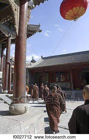 China, Shanxi province, Mount Wutai, Taihuai, Tayuan temple, monks View Large Photo Image Stock Image - China, Shanxi province, Mount Wutai, Taihuai, Tayuan temple, monks. Fotosearch
