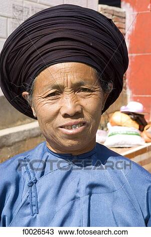 China, Yunnan, Chinese woman portrait View Large Photo Image Stock Image - China, Yunnan, Chinese woman portrait. Fotosearch