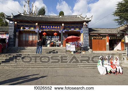 China, Yunnan, Dali, young Bai women View Large Photo Image Stock Image - China, Yunnan, Dali, young Bai women. Fotosearch