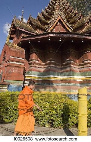 China, Yunnan, Xishuangbanna, near Menghai, Jingzhen, Octagonal Pavilion View Large Photo Image Stock Photo - China, Yunnan, Xishuangbanna, near Menghai, Jingzhen, Octagonal Pavilion. Fotosearch