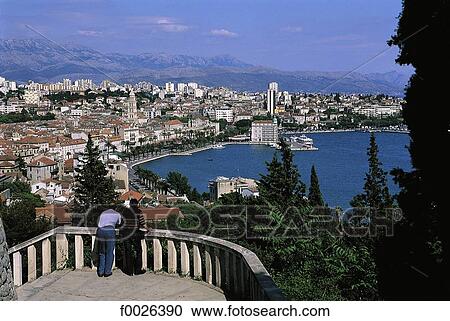 Stock Image - Croatia, Dalmatia, Split. Fotosearch