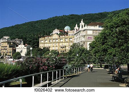 Stock Image - Croatia, Istria, Opatija. Fotosearch
