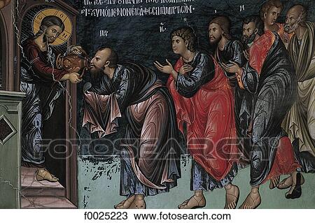 Cyprus, Galata, church of Panayia Podithou, fresco View Large Photo Image Stock Image - Cyprus, Galata, church of Panayia Podithou, fresco. Fotosearch