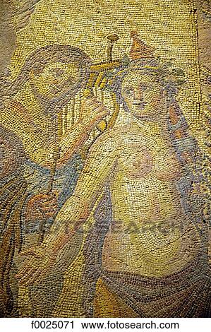 Cyprus, Nea Paphos, close-up of a mosaic View Large Photo Image Stock Image - Cyprus, Nea Paphos, close-up of a mosaic. Fotosearch