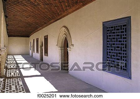 Stock Image - Cyprus, Omodos, monastery of the Holy Cross. Fotosearch