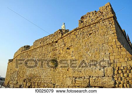 Stock Photo - Cyprus, Paphos, Ottoman fortress. Fotosearch