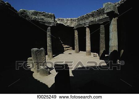 Cyprus, Paphos, Tomb of the Kings View Large Photo Image Stock Photo - Cyprus, Paphos, Tomb of the Kings. Fotosearch