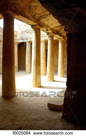 Cyprus, Paphos, Tombs of the Kings View Large Photo Image Picture - Cyprus, Paphos, Tombs of the Kings. Fotosearch