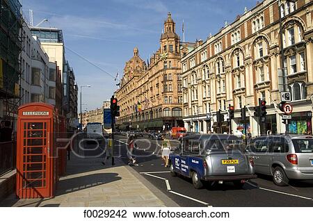 England, London, Brompton road, Harrods View Large Photo Image Stock Image - England, London, Brompton road, Harrods. Fotosearch
