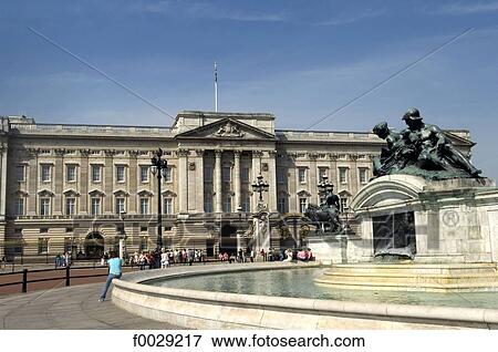 England, London, Buckingham Palace and Queen Victoria memorial View Large Photo Image Stock Photo - England, London, Buckingham Palace and Queen Victoria memorial. Fotosearch