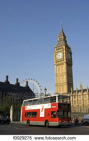 England, London, bus and Big Ben View Large Photo Image Stock Photography - England, London, bus and Big Ben. Fotosearch