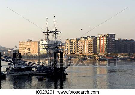 England, London, Docklands, Butler's wharf View Large Photo Image Stock Image - England, London, Docklands, Butler's wharf. Fotosearch