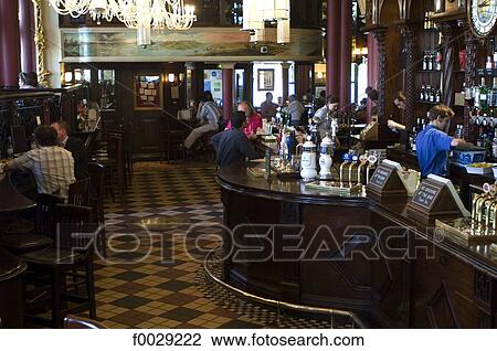 Stock Image - England, London, pub. Fotosearch