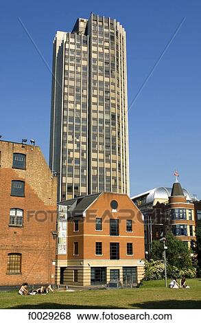 Stock Photo - England, London, Thames path. Fotosearch