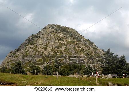 Stock Image - France, Ardèche, mont Gerbier-de-Jonc, the Loire spring. Fotosearch