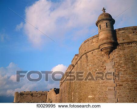 France, Brittany, Saint-Malo, ramparts View Large Photo Image Stock Photography - France, Brittany, Saint-Malo, ramparts. Fotosearch