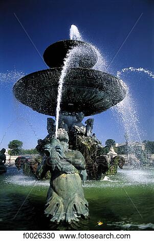 France, Paris, Concorde Square, fountain of the Seas View Large Photo Image Stock Image - France, Paris, Concorde Square, fountain of the Seas. Fotosearch