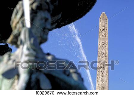 France, Paris, place de la concorde, obelisk and fountain View Large Photo Image Stock Image - France, Paris, place de la concorde, obelisk and fountain. Fotosearch