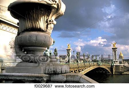 France, Paris, pont Alexandre III View Large Photo Image Stock Photo - France, Paris, pont Alexandre III. Fotosearch
