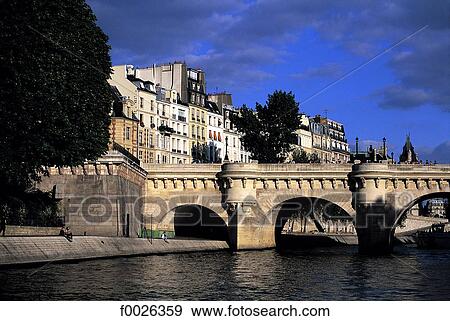 France, Paris, pont Neuf View Large Photo Image Stock Photo - France, Paris, pont Neuf. Fotosearch